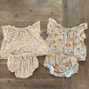 Milkbarn 2 Piece Floral Print Sets 3-6M